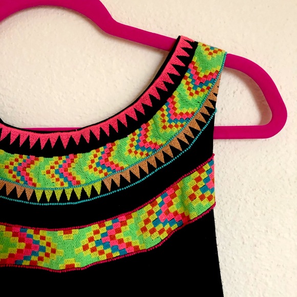 Mara Hoffman embroidered little black dress - Picture 4 of 5